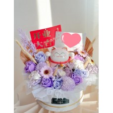 Opening Flower Box - Lucky Cat