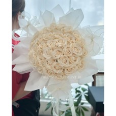 33 Stalk Cream Bouquet